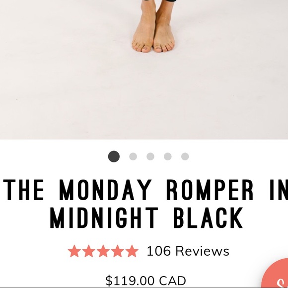 Smash + Tess Monday Romper - Picture 2 of 4